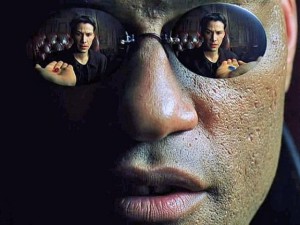 The Matrix: red pill and blue pill