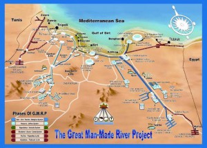 Gaddafi's great man-made river, Libya