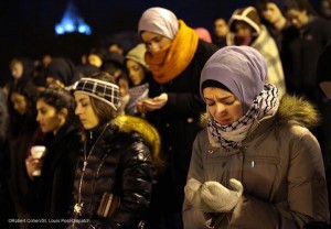 Muslims, Chapel Hill vigil