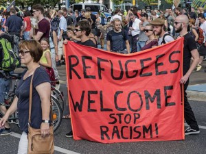 Refugees welcomed in Germany