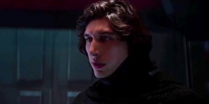 Adam Driver as Kylo Ren in The Force Awakens