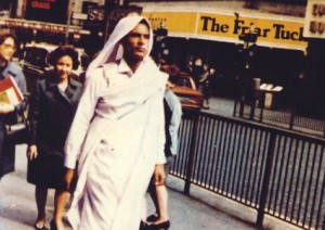 Muammar Gaddafi in Piccadilly Circus, London, 1966