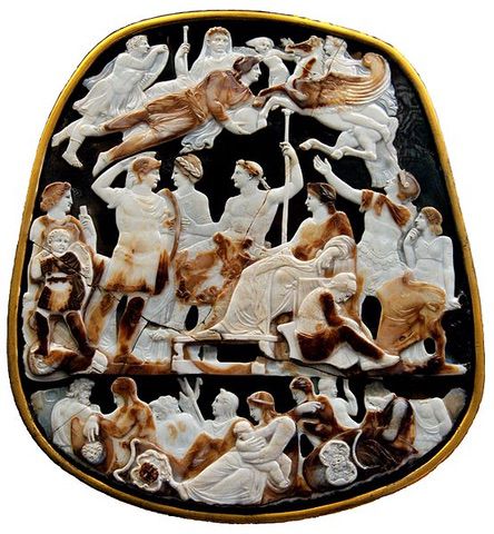 Great Cameo of France, Augustus