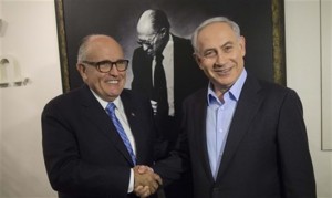Rudy Guliani with Benjamin Netanyahu