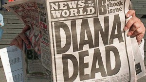 Princess Diana death, newspaper headline