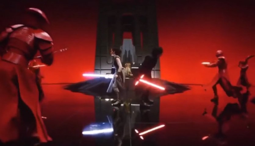 The Last Jedi: Throne Room scene