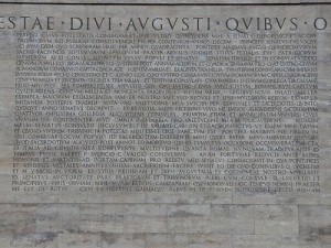 Augustus: text of the Res Gestae