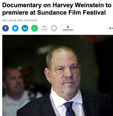 Harvey Weinstein film at Sundance