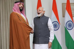 Narendra Modi and Mohammad bin Salman