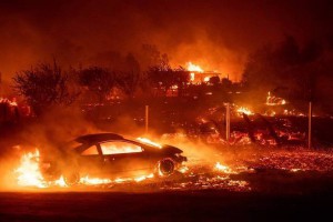 (Photo credit should read JOSH EDELSON/AFP/Getty Images)Paradise California Wildfire 2018