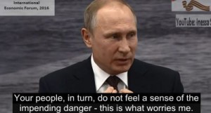 Vladimir Putin quote, nuclear war