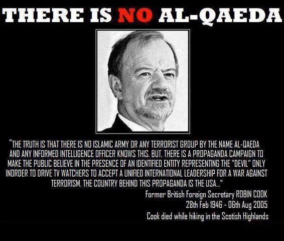 Robin Cook quote on Al Qaeda