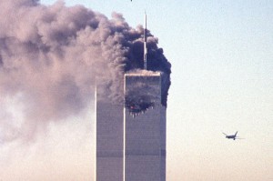 9/11 Plane hitting the twin towers