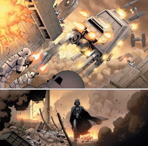 Marvel Star Wars #'1 panel (2015)