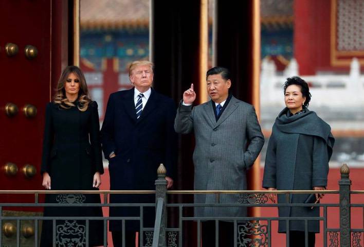 Xi Jing Ping and Donald Trump