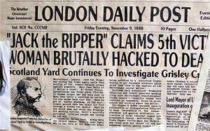 Jack the Ripper, newspaper archive