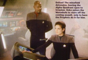 Captain Sisko and Jadzia Dax