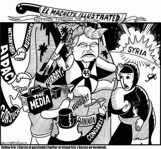 'Illusions of Syria' - cartoon by El Machete Illustrated