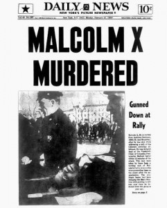 Malcolm X murder: newspaper archive