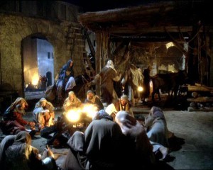 Nativity scene from the film 'Mary, Mother of Jesus'