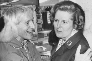 Ted Heath and Margaret Thatcher