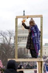 US Capitpl Rioters erect gallows