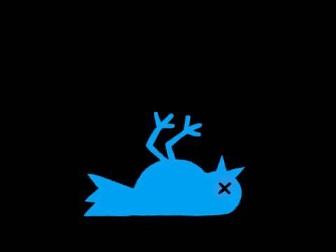 Twitter bird dead. Twitter X is dead.