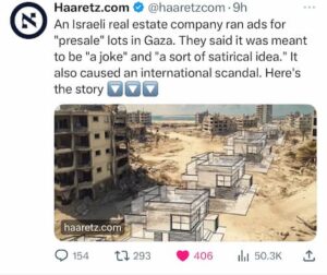 Haaretz: Gaza rebuilding