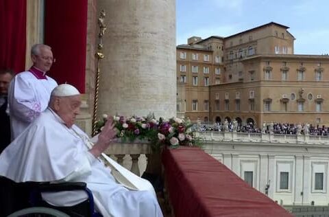 Pope Francis Easter Sunday mass, 2025