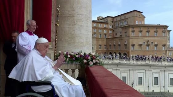 Pope Francis Easter Sunday mass, 2025