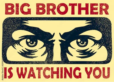 Big Brother surveillance art