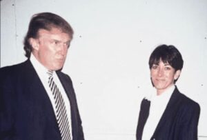Ghislaine Maxwell with Donald Trump