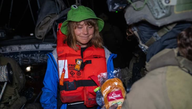 Greta Thunberg, Gaza flotilla