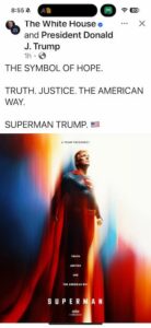 Superman Trump image