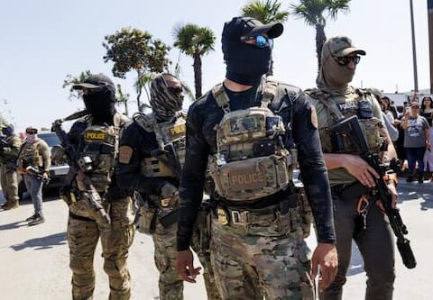 Masked ICE Agents