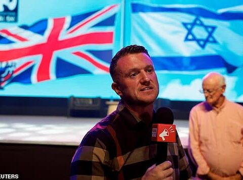 Tommy Robinson in Israel