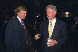Donald Trump and Bill Clinton