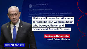 Netanyahu threatens Australia
