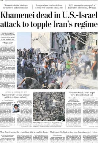 US Israel attack against Iran, Ayatollah death