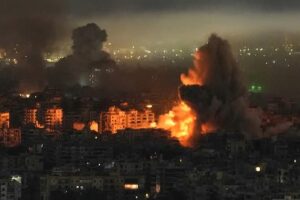 Israel attacks Beirut, March 2026
