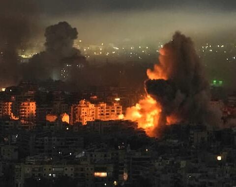 Israel attacks Beirut, March 2026