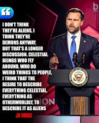 JD Vance says aliens are demons