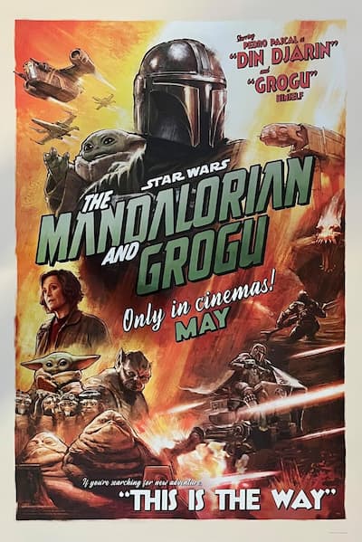 Mandalorian and Grogu movie poster