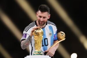 Lionel Messi, World Cup trophy 