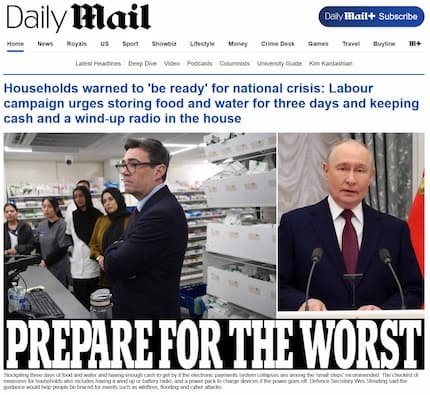 Be Ready: Natinal Emergency headline